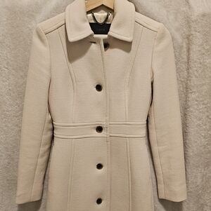 J. Crew double cloth manifattura di carmignano italian wool coat